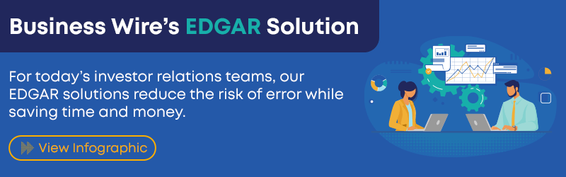 Business Wire's EDGAR Solution